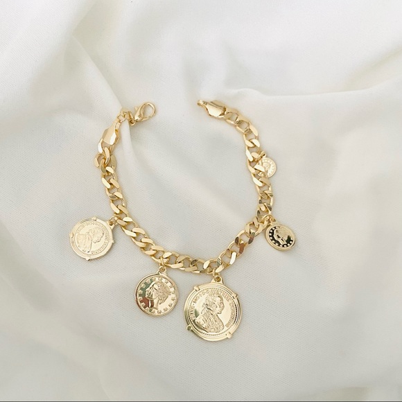Coin Charm Bracelet - Picture 7 of 10